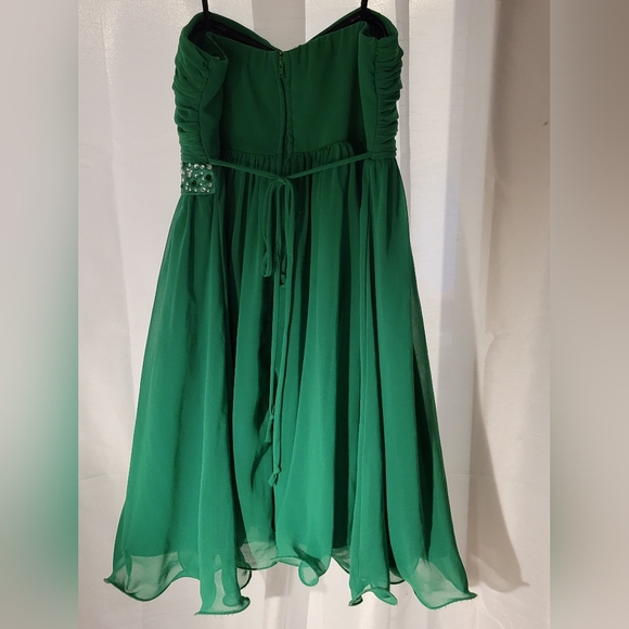 * CITY STUDIO green strapless bling waist Last Discount - Picture 4 of 7